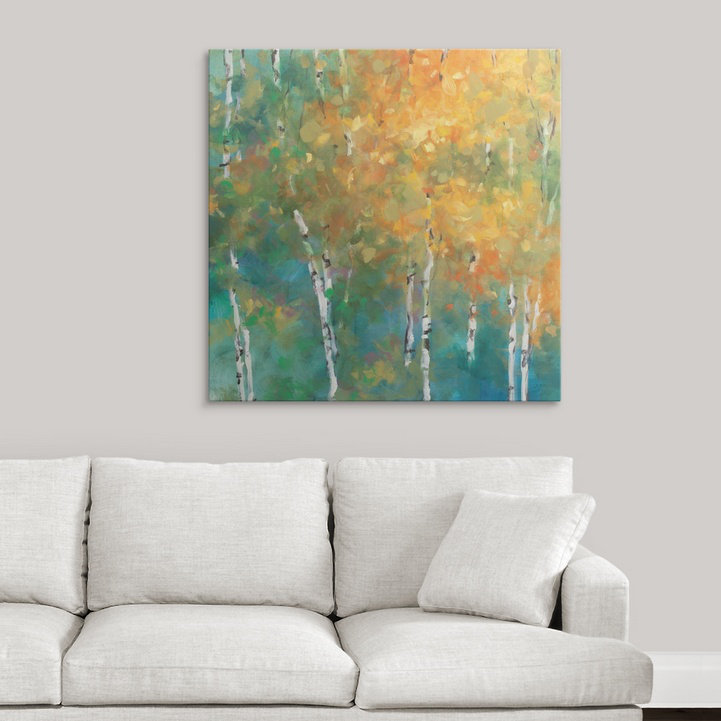 « confettis ii », reproduction d’art purinton, H 35 po x l 35 po x P 1,5 po, Toile