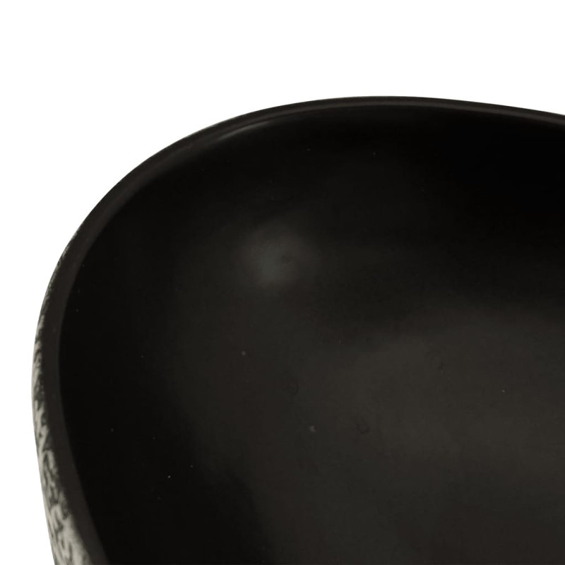 ClassicLiving Bransbury 56.5mm L x 36.5mm W Black/Blue Ceramic Oval Sink