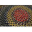 Antique Braided American Allover Knotted Rug