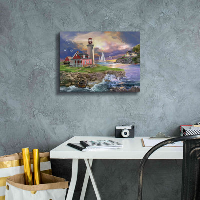 Epic Graffiti 'Sunset Point Lighthouse' By Bigelow " Sunset Point Lighthouse " by Bigelow Illustrations
