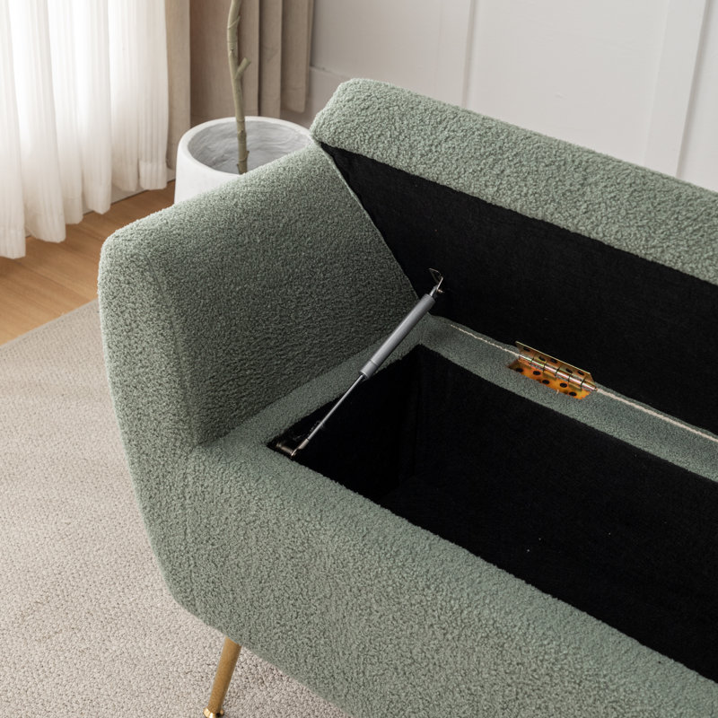 Banc de rangement Kaybree, Vert