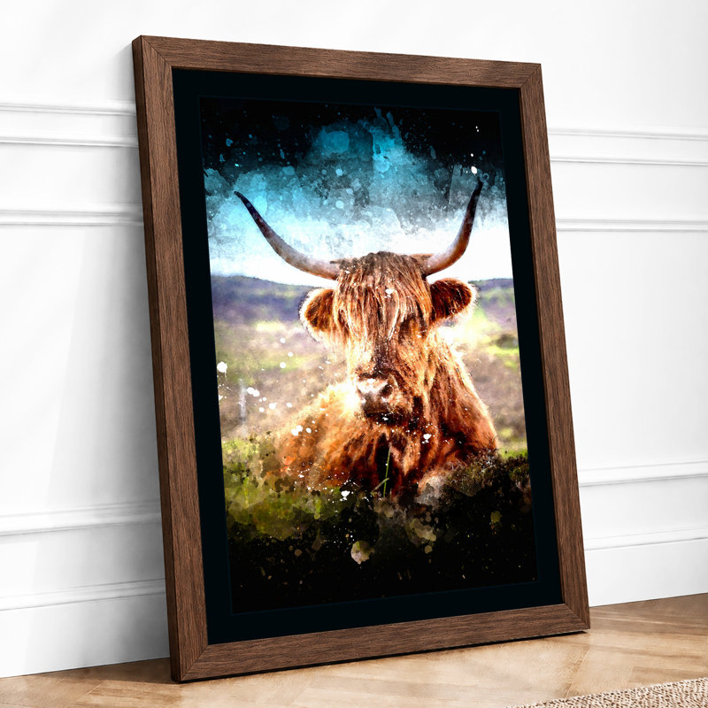 Highland Dreaming Boho - Print, A3 - 42.0 x 29.7 cm, Walnut