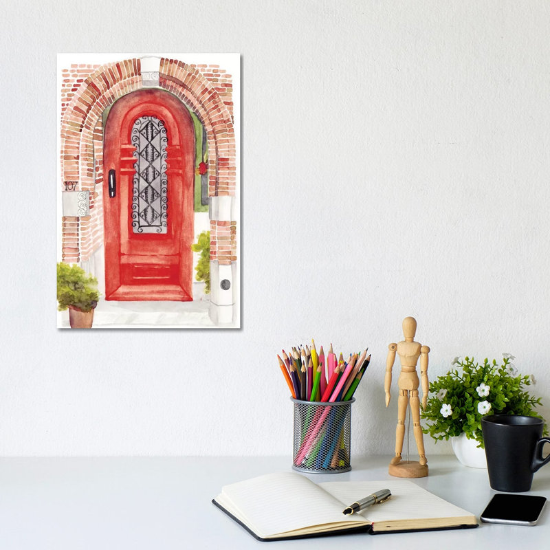 Warm Welcome VI by Naomi McCavitt - Wrapped Canvas Gallery-Wrapped Canvas Giclée, 20.32 cm H x 30.48 cm W