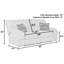 Annaliisa Upholstered 93'' Reclining Sofa-1484912724-1486367585