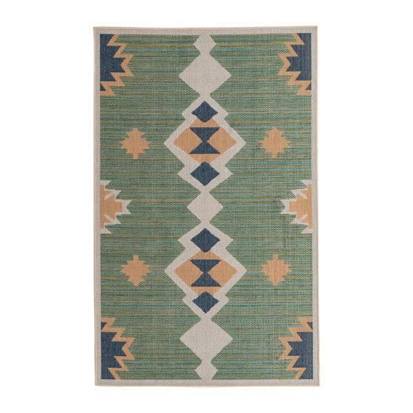 Steelside™ Lauryn Moroccan Indoor / Outdoor Rug & Reviews | Wayfair