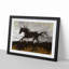 Galloping Horse in Abstract - Framed Print-55578621-55578625