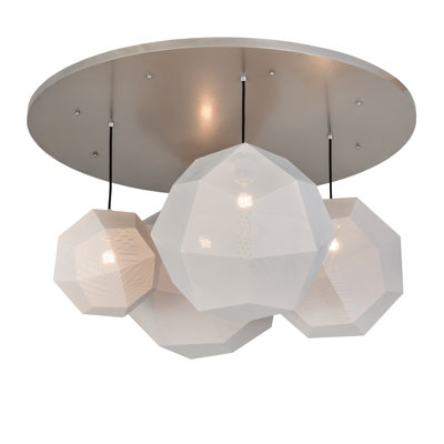 Luminaire suspendu sphère 4 lumières Nidos