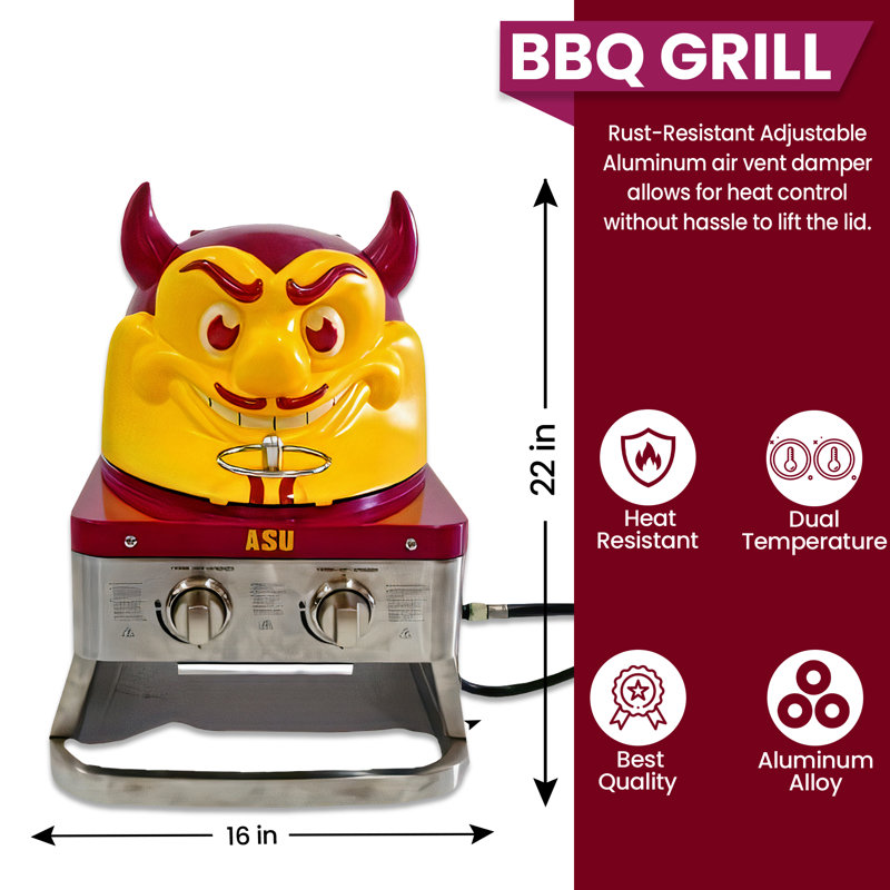Barbecue portatif au propane liquide ASU Sun Devil