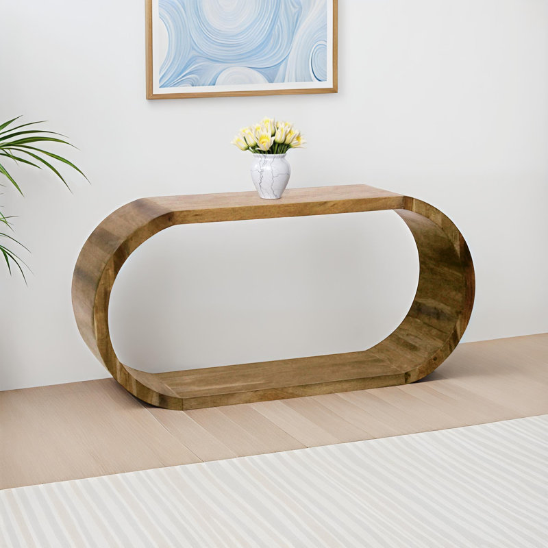 Console en bois massif l 60 po Osblek