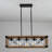 Rectangle Wood Chandelier