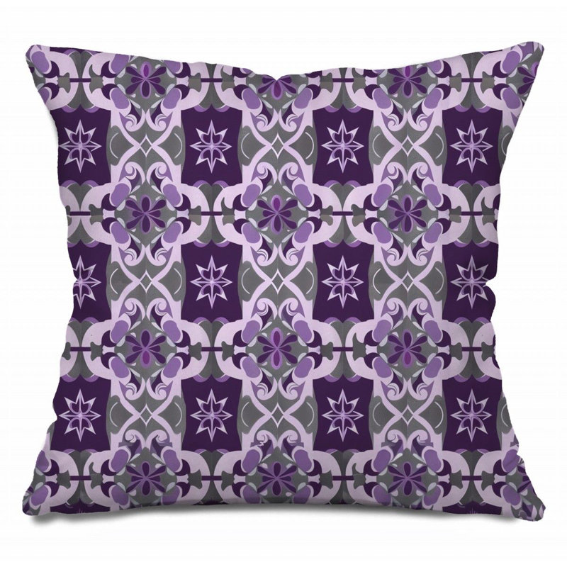  Coussin en coton réversible, H 26 po x l 26 po