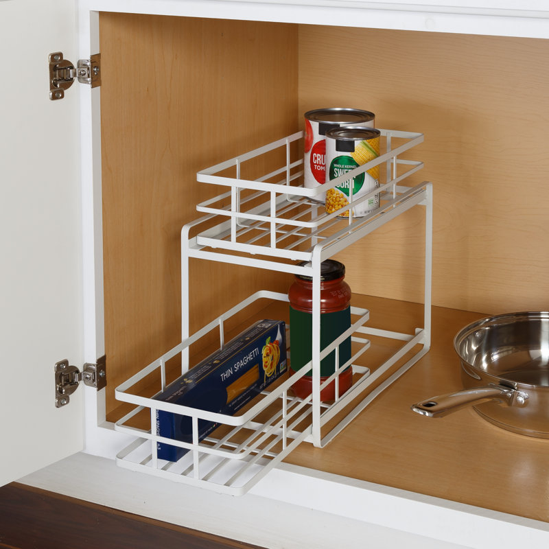 Irmengild Steel Pull Out Drawer, White