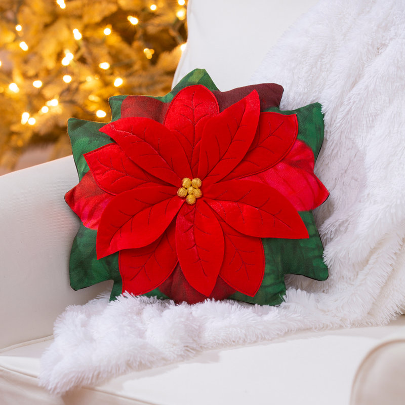 Coussin 15 "X 15" Christmas Joy Shaped