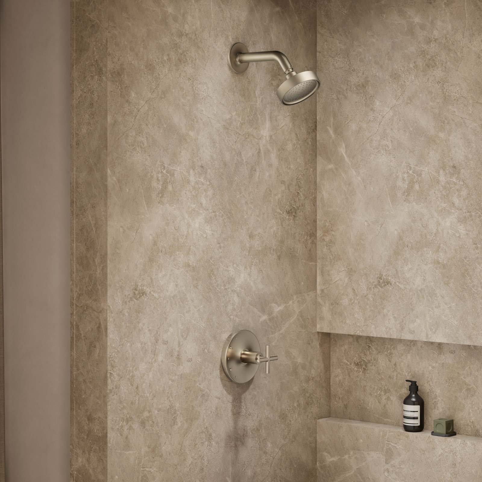 Purist Rite-Temp Shower Faucet, Vibrant Brushed Bronze