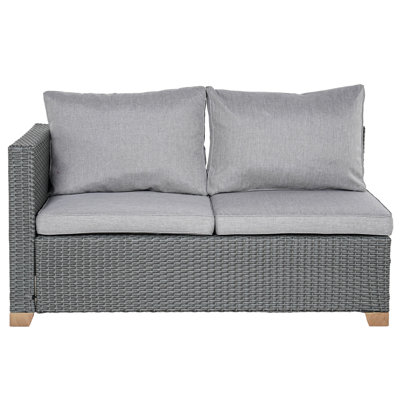 Meta Wicker Right Arm Loveseat