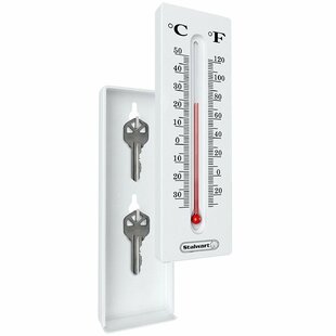 Aluminum Outdoor Thermometers - 3.125 W x 11.5 H