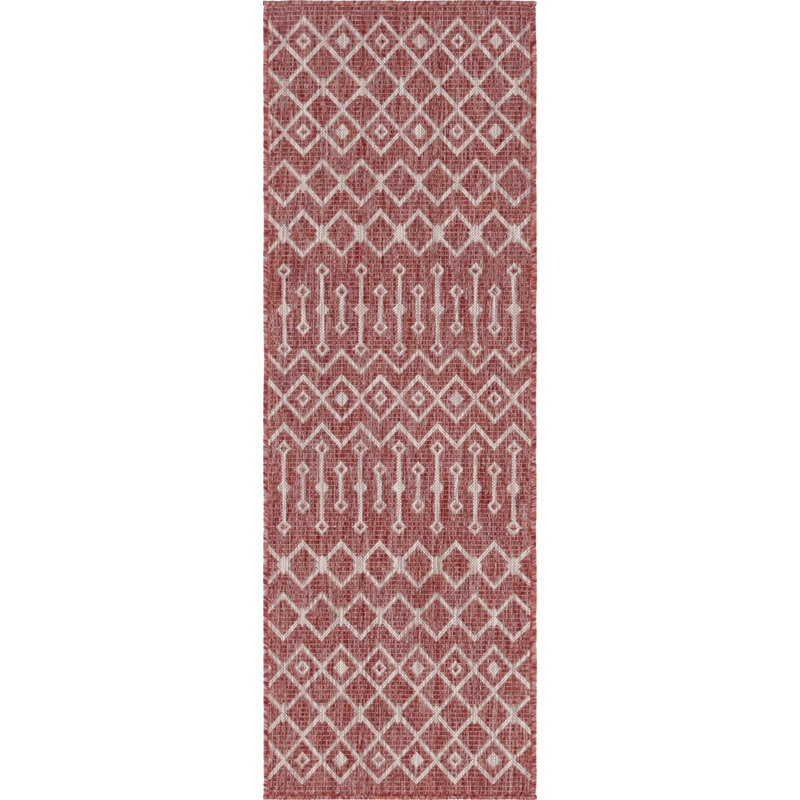 Julieta Geometric Indoor / Outdoor Rug, Runner 2' x 6'1"