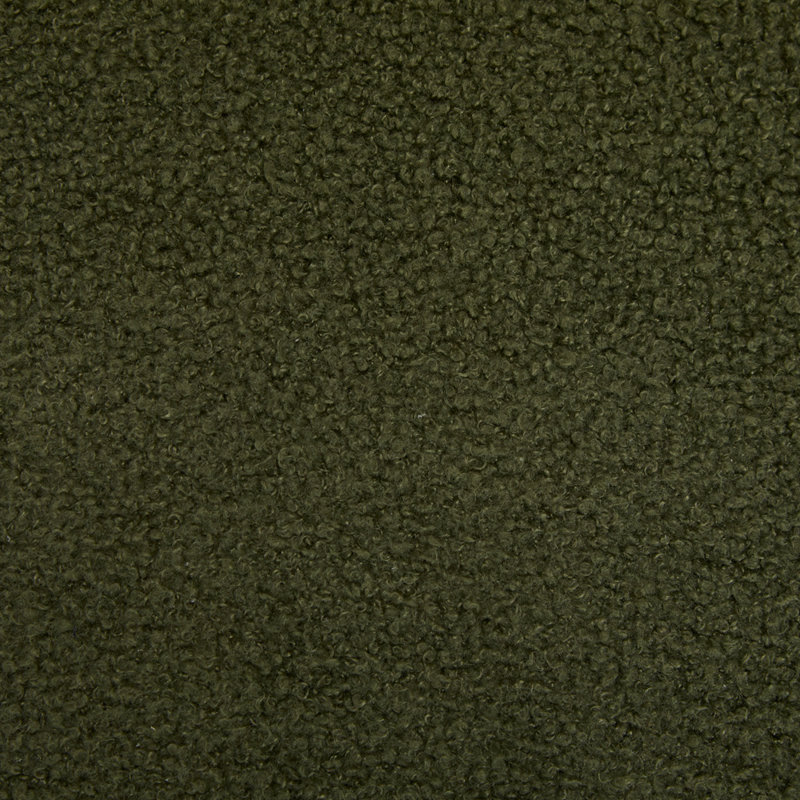 Méridienne moderne 27,25 "avec structure en bois massif et dossier roulé, revêtement Boucle doux et durable, Vert