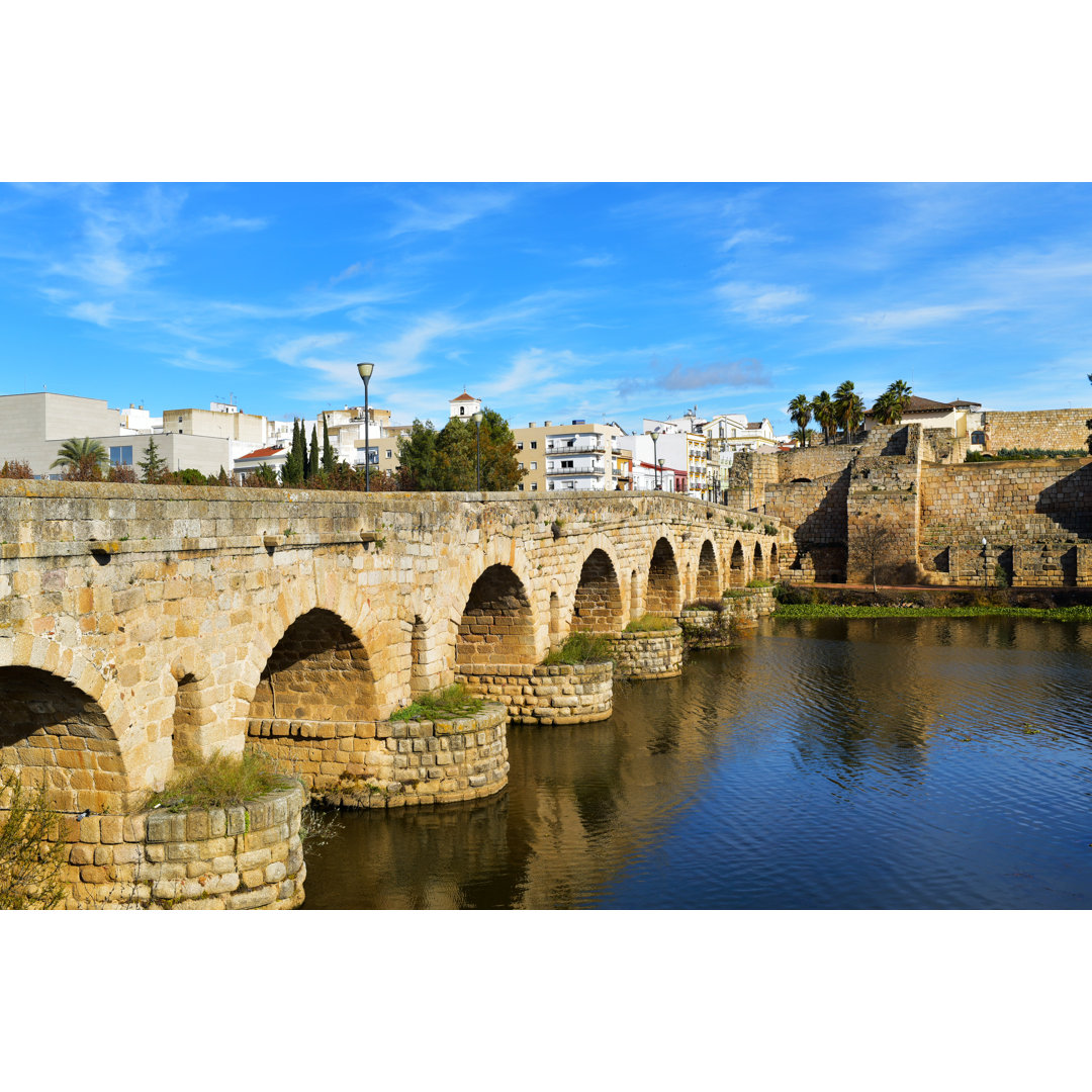 Puente Romano Brücke von Nito100 - Kunstdrucke auf Leinwand