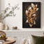 Art mural sur toile tourbillonnant or et bronze-896728188