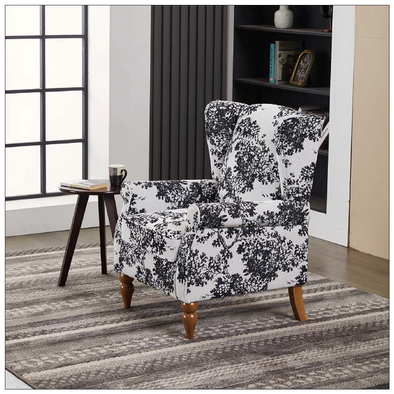 Ensemble de table basse et fauteuil, Antique White+Grey