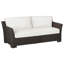 Club 89" Wide Outdoor Wicker Loveseat with Cushions-30564831-70236898-70236914