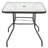 5-piece Outdoor Dining Set, PVC-coated polyester Stackable Chairs And Umbrella Hole-1932038985
