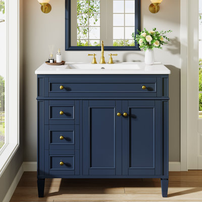 36'' Single Bathroom Vanity with Top