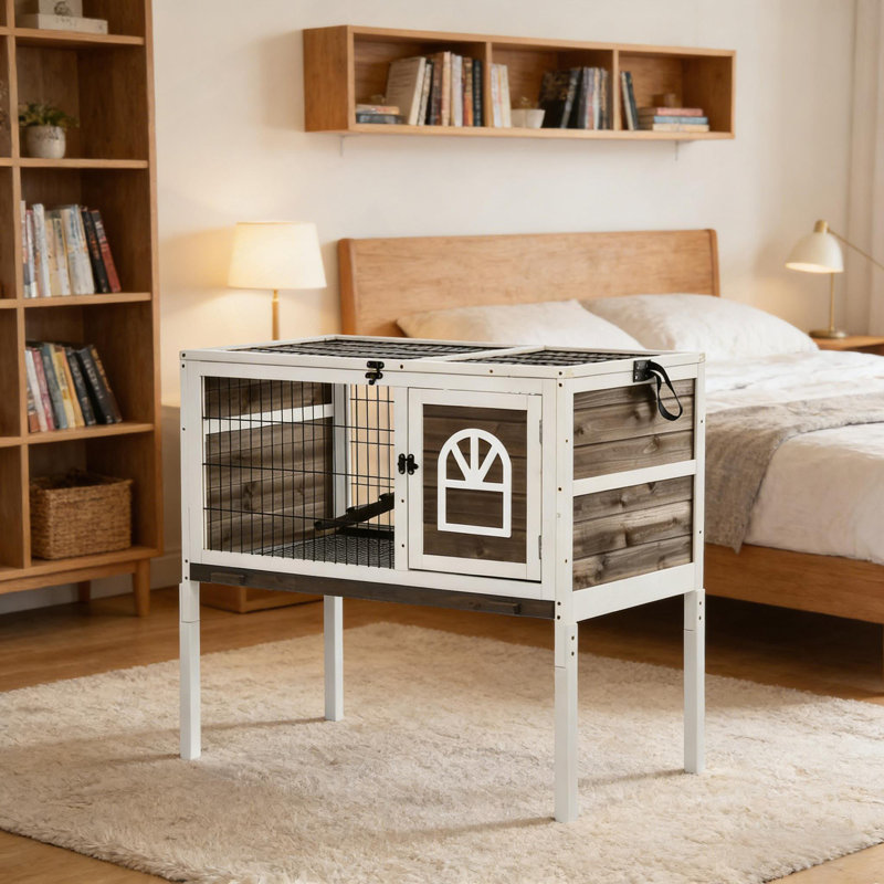 Maison pour animaux spacieuse, clapier en bois