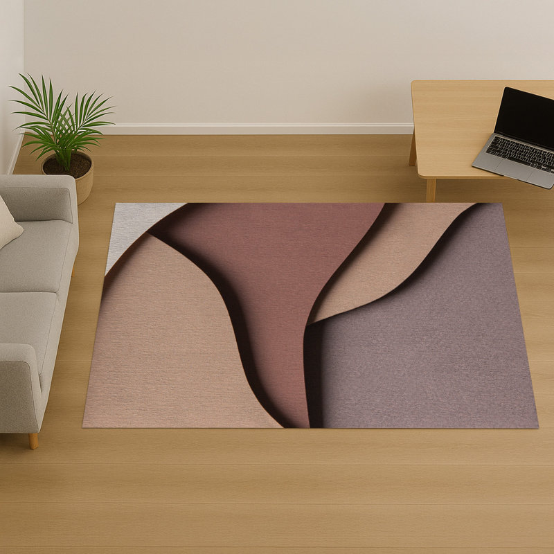 Geometric Area Rug, Runner 70 x 140 cm