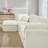 108" 4-Piece Modular Sectional Sofa With Chenille Fabric, Frameless Design & Cloud-Like Comfort-204634472