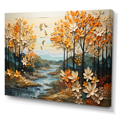 " Forest Enchanted Canopy Patchwork I "