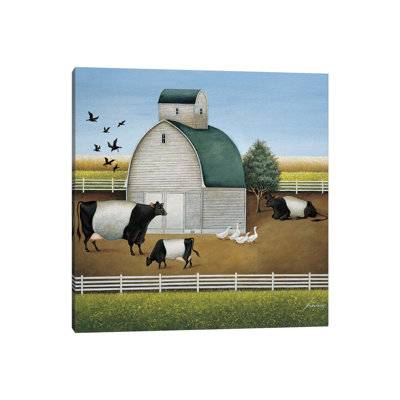 Beltie's Dairy by Lowell Herrero - Wrapped Canvas Painting