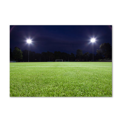 Football Turf - Wrapped Canvas Print