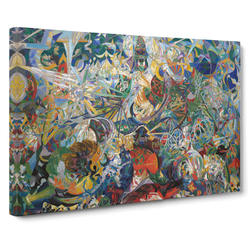 Coney Island by Joseph Stella - Wrapped Canvas Painting, 50cm H x 76cm W x 3cm D