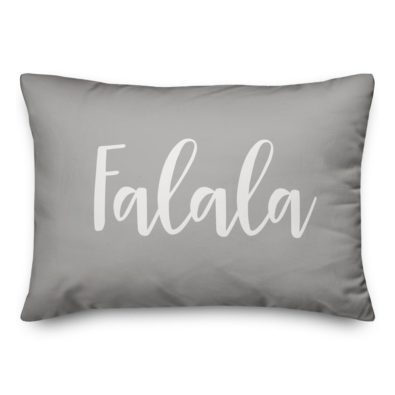 Reversible Throw Pillow, Gray