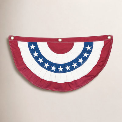 Double Sided Cotton Independence Day Bunting