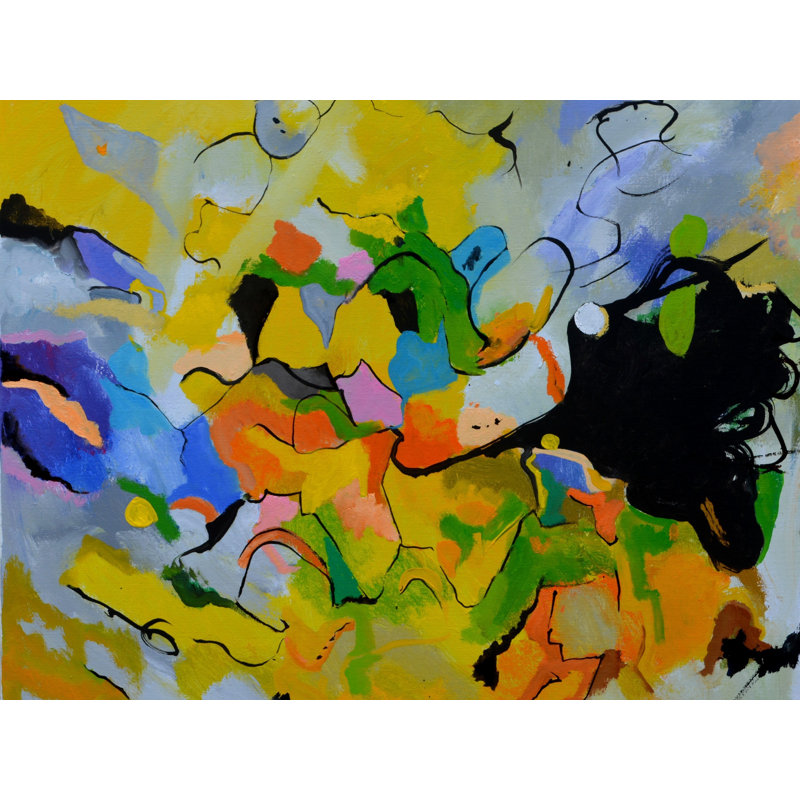 Abstract 8861011 Print by Pol Ledent, Black Framed Paper, 25.25" H x 31.25" W