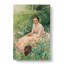 Portrait Of A Young Woman by Bruno Liljefors - Wrapped Canvas Painting-61837265
