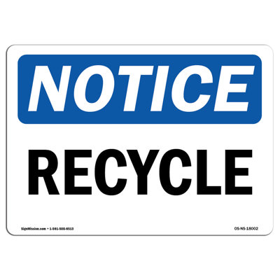 Panneau de recyclage