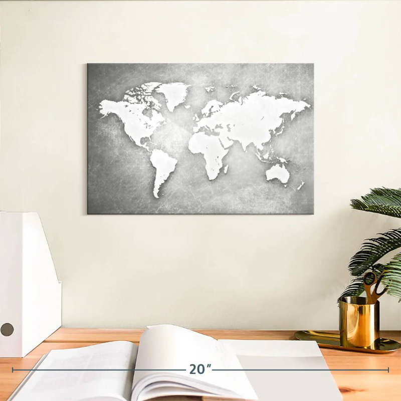 Aliaz White World Map