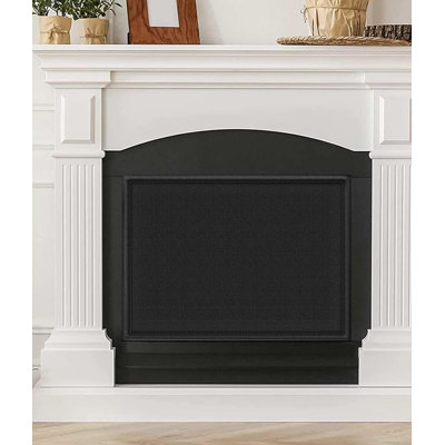 Fireplace Blocker Blanket Stops Heat Loss,Black 45"X34"