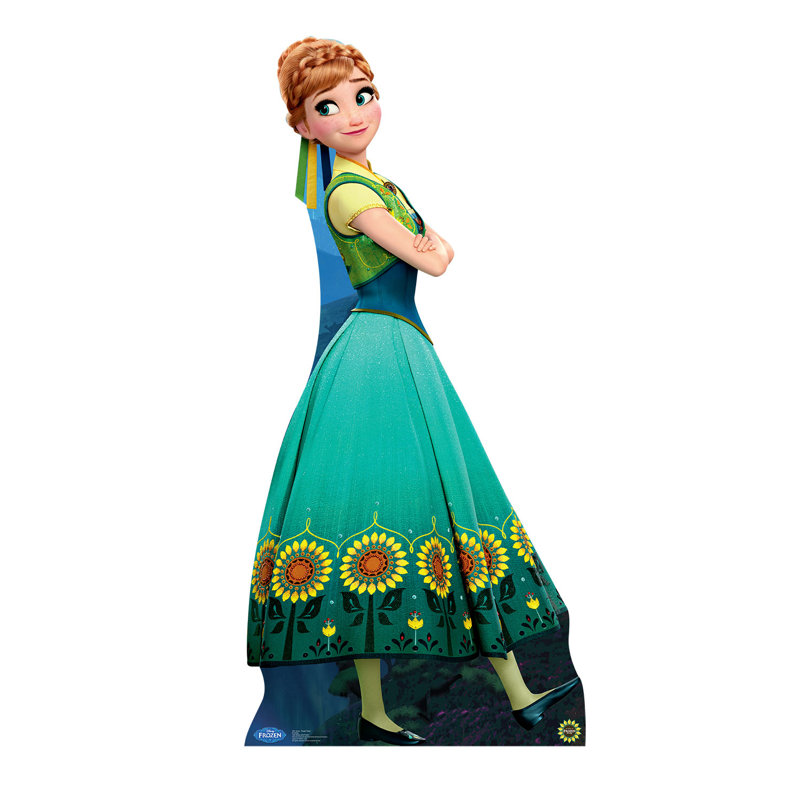 Frozen Fever Anna Floral Cardboard Stand-Up