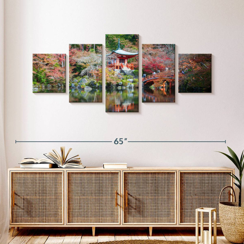 Temple japonais, H 24 po x l 55 po