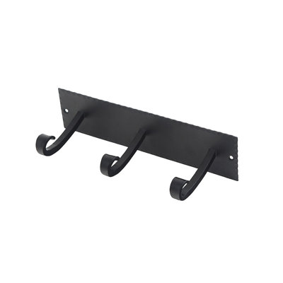 Salman Metal Wall 3 - Hook Wall Mounted Coat Rack