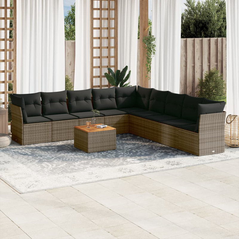 Ensemble de canapé de jardin Vidaxl