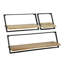 Hajar 3 Piece Rectangular Bracket Shelf