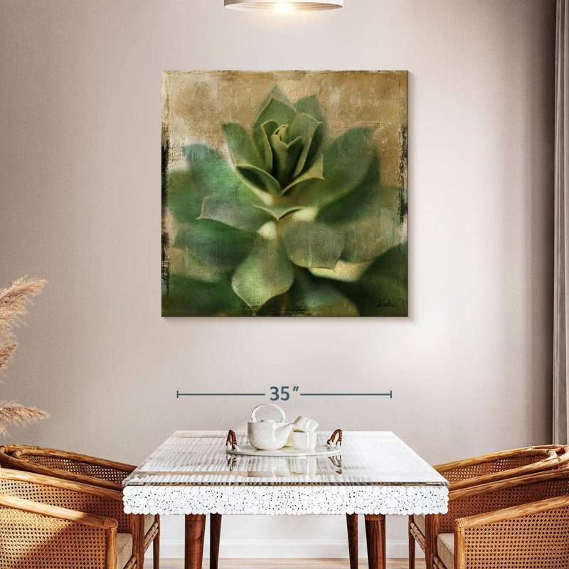 Harnek Succulent I, 39" H x 39" W