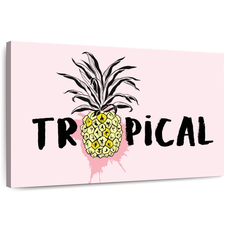 Yarlin Pineapple Typography, 8" H x 12" W