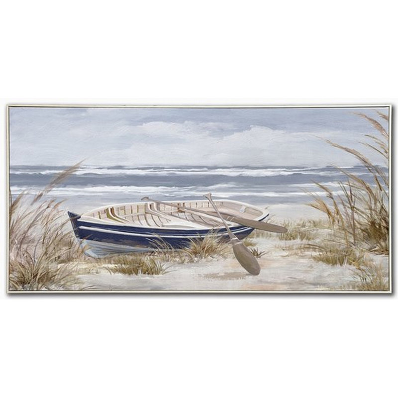 Morning Paddle Canvas Wall Art
